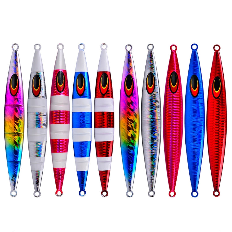 PROBEROS F125 Jogging Steelhead Deep Sea Boat Fishing Lure Rapid Sinking Sea Fishing Fake Bait, Size: 100g(Color E) - free shipping - PMC TechLife - Order now!