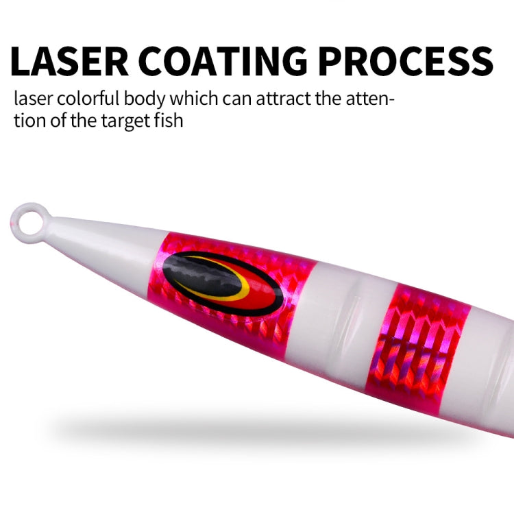 PROBEROS F125 Jogging Steelhead Deep Sea Boat Fishing Lure Rapid Sinking Sea Fishing Fake Bait, Size: 100g(Luminous Color C) - Fishing Lures by PROBEROS | Online Shopping South Africa | PMC TechLife | Buy Now Pay Later Mobicred