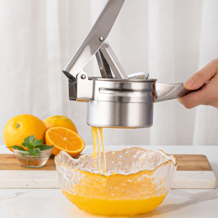 Stainless Steel Potato Press Manual Juicer Vegetable And Fruit Squeezer, Model: SJ-02 Side Hole - Stirrer & Squeezer by PMc TechLife | Online Shopping South Africa | PMc TechLife | Buy Now Pay Later Mobicred