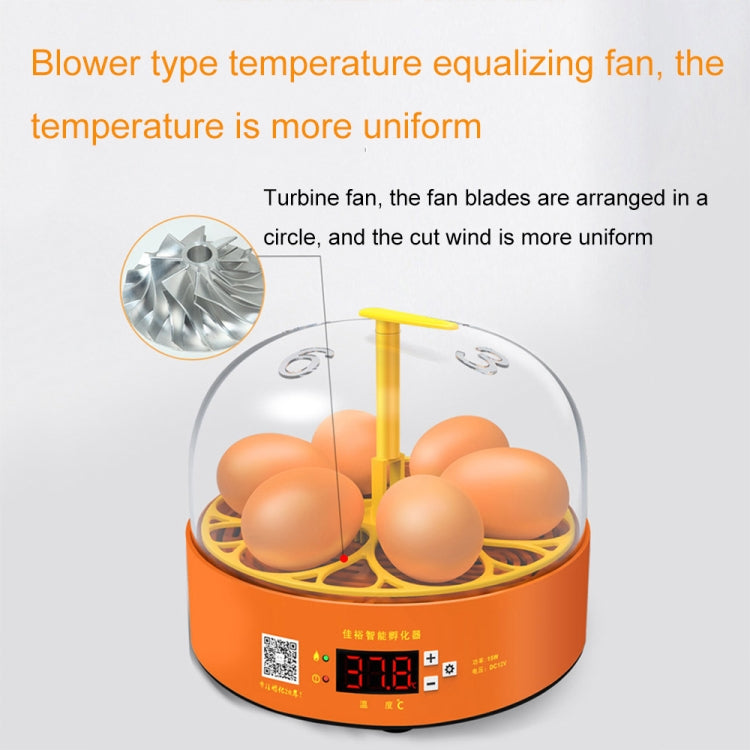 6-Eggs Small Household Experimental Children Smart Chicken Incubators, Spec: Dual-electric Automatic AU Plug - Incubators by PMC TechLife | Online Shopping South Africa | PMC TechLife
