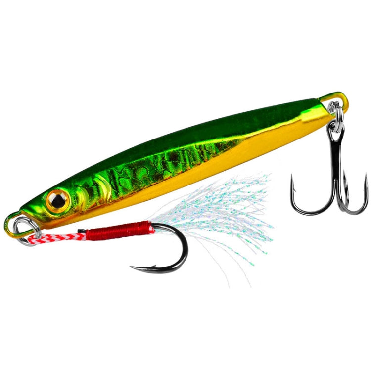 PROBEROS LF128 Long Casting Lure Iron Plate Lead Fish Freshwater Sea Fishing Warp Bass Metal Sequins Baits, Size: 10g(Color B) - Fishing Lures by PROBEROS | Online Shopping South Africa | PMC TechLife | Buy Now Pay Later Mobicred