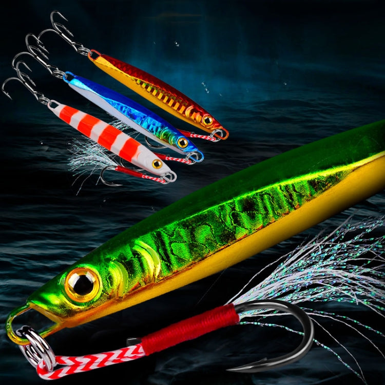 PROBEROS LF128 Long Casting Lure Iron Plate Lead Fish Freshwater Sea Fishing Warp Bass Metal Sequins Baits, Size: 30g(Color E) - Fishing Lures by PROBEROS | Online Shopping South Africa | PMC TechLife | Buy Now Pay Later Mobicred