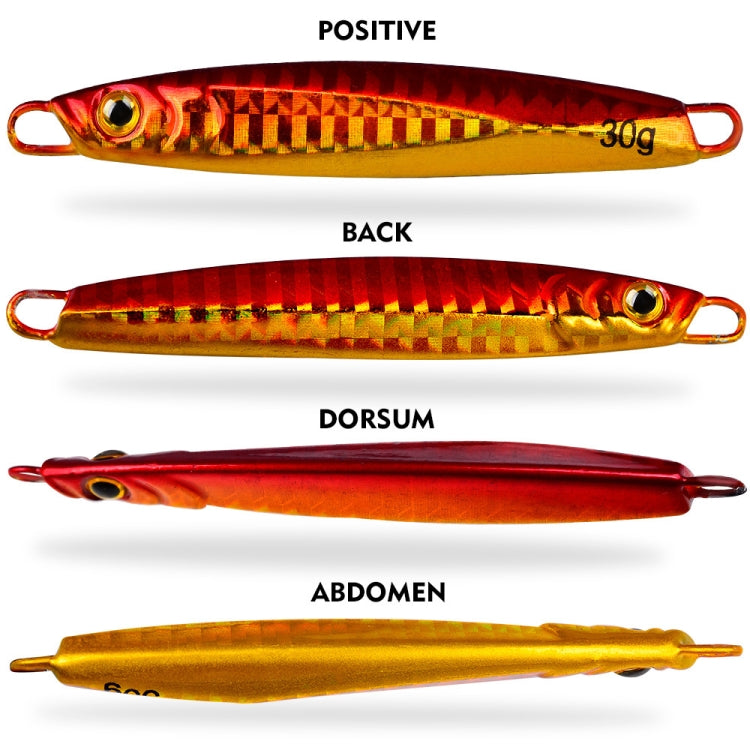 PROBEROS LF128 Long Casting Lure Iron Plate Lead Fish Freshwater Sea Fishing Warp Bass Metal Sequins Baits, Size: 20g(Color B) - Fishing Lures by PROBEROS | Online Shopping South Africa | PMC TechLife | Buy Now Pay Later Mobicred