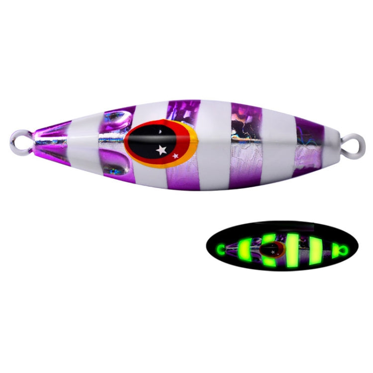 PROBEROS LF124 Deep Sea Iron Plate Lead Fish Fishing Lure Slow Sinking Rocking Luminous Boat Fishing Bait, Size: 60g(Color B) - Fishing Lures by PROBEROS | Online Shopping South Africa | PMC TechLife | Buy Now Pay Later Mobicred
