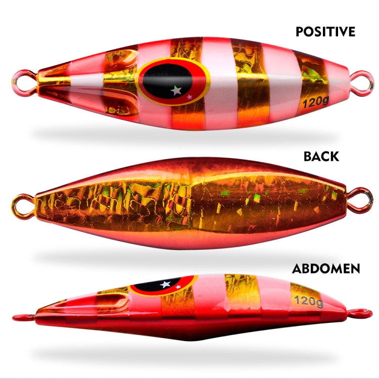 PROBEROS LF124 Deep Sea Iron Plate Lead Fish Fishing Lure Slow Sinking Rocking Luminous Boat Fishing Bait, Size: 100g(Color A) - Fishing Lures by PROBEROS | Online Shopping South Africa | PMC TechLife | Buy Now Pay Later Mobicred