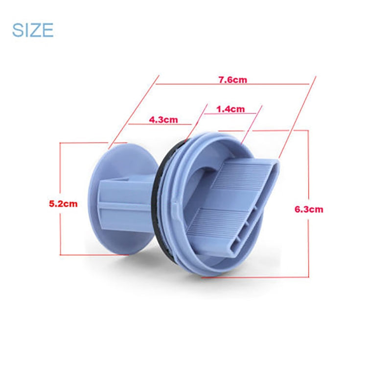 For Siemens Bosch WM1095/1065 WD7205 Washing Machine Drainage Pump Drain Outlet Seal Cover Plug(White) - free shipping - PMC TechLife - Order now!
