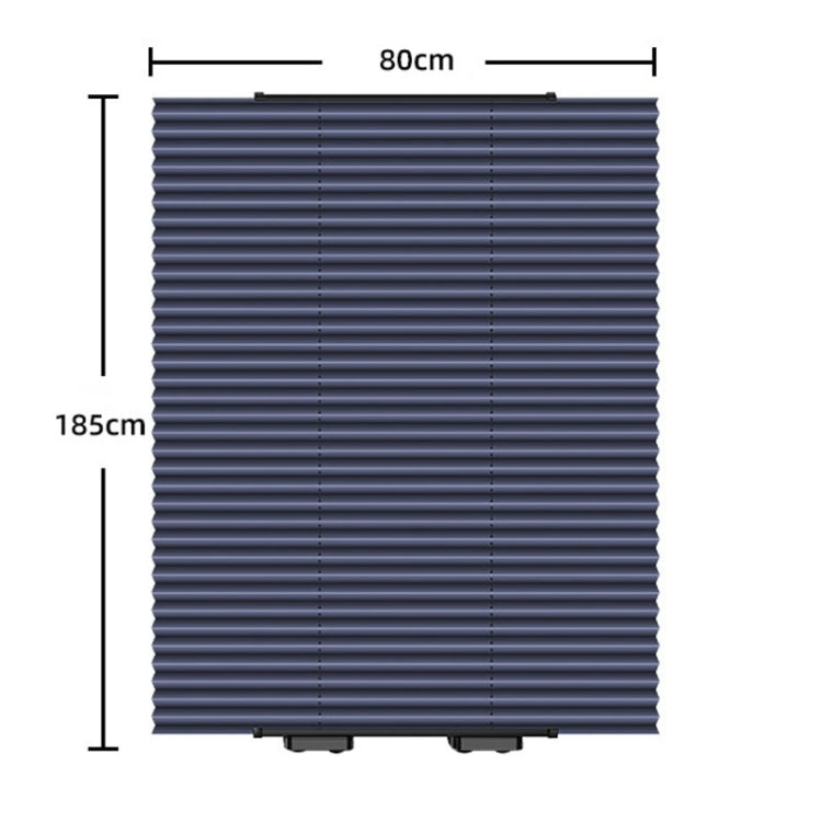 80 x 185cm Car Front Gear Auto Retractable Sunshade Household Pleated Window Covering - Sound & Heat Insulation Cotton by PMC TechLife | Online Shopping South Africa | PMC TechLife | Buy Now Pay Later Mobicred