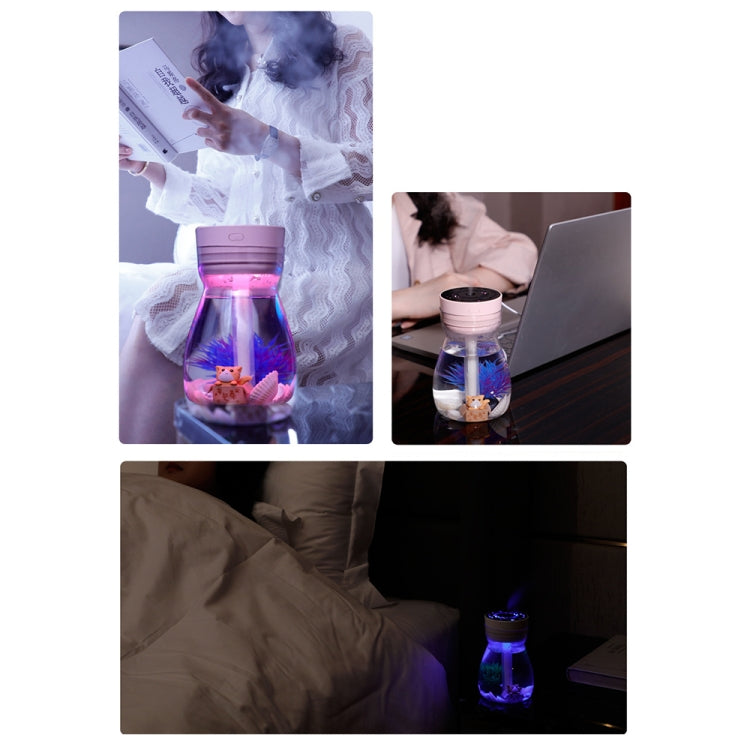 FH-068 Mini USB Car Home Colorful Light Bottle Micro Landscape Humidifier(Blue) - free shipping - PMC TechLife - Order now!