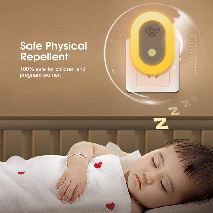Adjustable Night Light Ultrasonic Mosquito Repeller Mini Home Electronic Mouse Repeller, Spec: AU Plug(White) - Repellents by PMC TechLife | Online Shopping South Africa | PMC TechLife | Buy Now Pay Later Mobicred