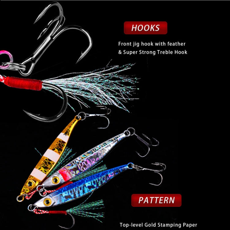 PROBEROS LF126 Long Casting Lead Fish Bait Freshwater Sea Fishing Fish Lures Sequins, Weight: 10g(Color B) - Fishing Lures by PROBEROS | Online Shopping South Africa | PMC TechLife | Buy Now Pay Later Mobicred