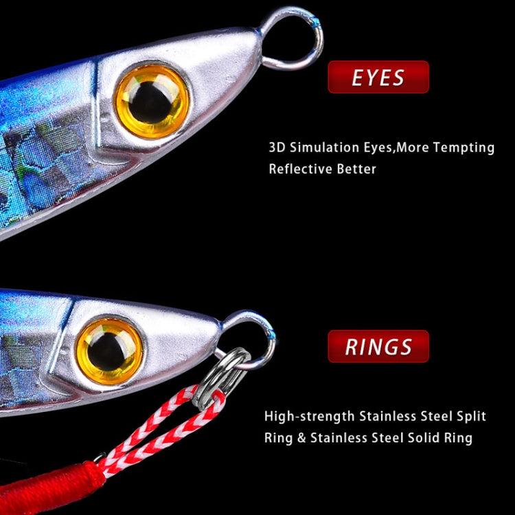 PROBEROS LF126 Long Casting Lead Fish Bait Freshwater Sea Fishing Fish Lures Sequins, Weight: 10g(Color B) - Fishing Lures by PROBEROS | Online Shopping South Africa | PMC TechLife | Buy Now Pay Later Mobicred