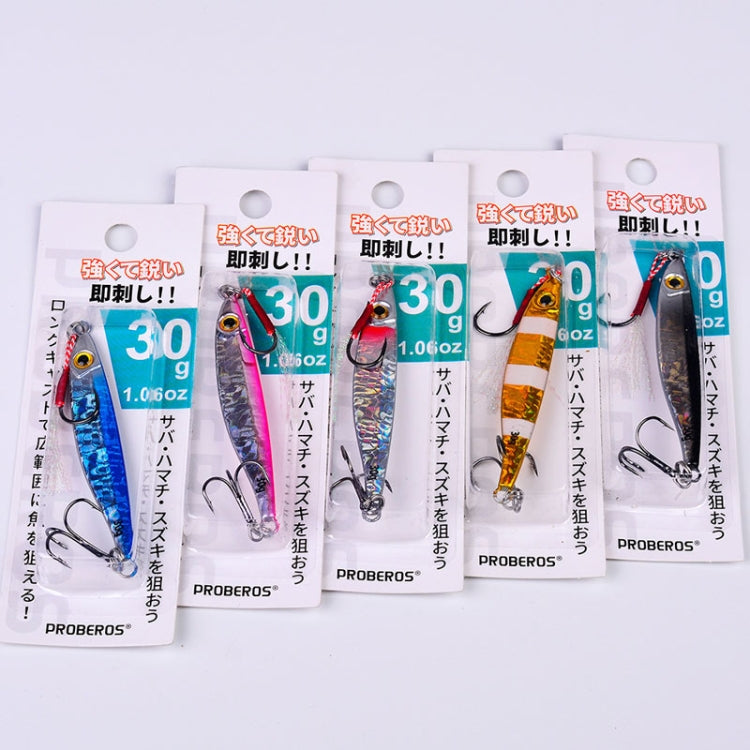 PROBEROS LF126 Long Casting Lead Fish Bait Freshwater Sea Fishing Fish Lures Sequins, Weight: 15g(Color E) - Fishing Lures by PROBEROS | Online Shopping South Africa | PMC TechLife | Buy Now Pay Later Mobicred