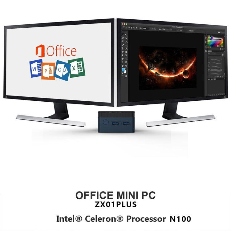 N100/DDR5 12th AlderLake-N100 Dual 4K60Hz Office And Home Mini PC, Spec: 12G+512G /US Plug - free shipping - PMc TechLife - Order now!