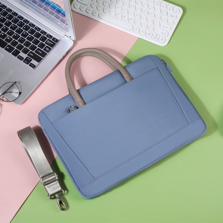 13-13.3 Inch Oxford Cloth Laptop Bag Crossbody Carrying Case Briefcase(Blue) - 13.3 inch by PMC Jewellery | Online Shopping South Africa | PMC Jewellery | Buy Now Pay Later Mobicred