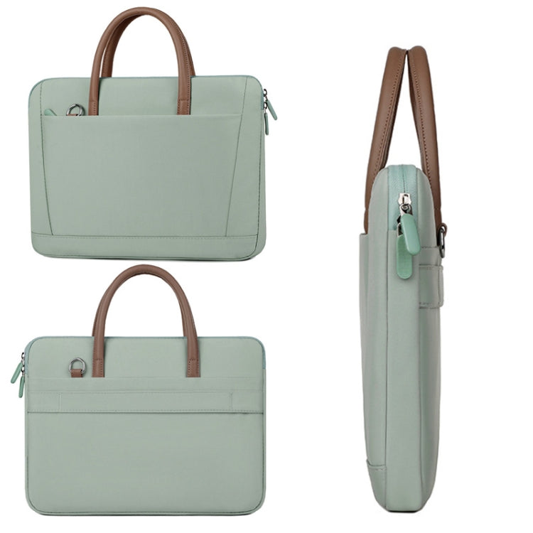 14 -14.6 Inch Oxford Cloth Laptop Bag Crossbody Carrying Case Briefcase(Gray) - free shipping - PMC Jewellery - Order now!