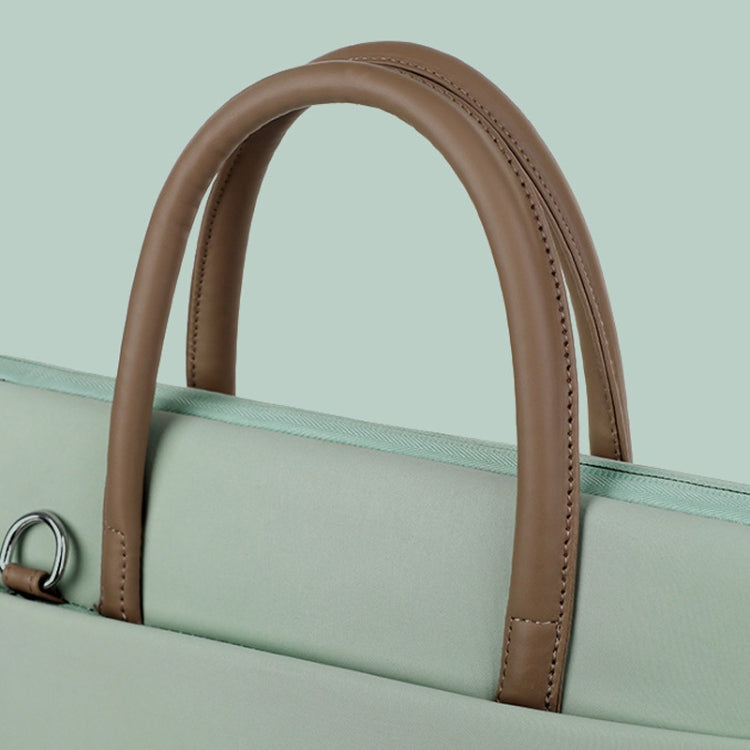 14 -14.6 Inch Oxford Cloth Laptop Bag Crossbody Carrying Case Briefcase(Gray) - free shipping - PMC Jewellery - Order now!