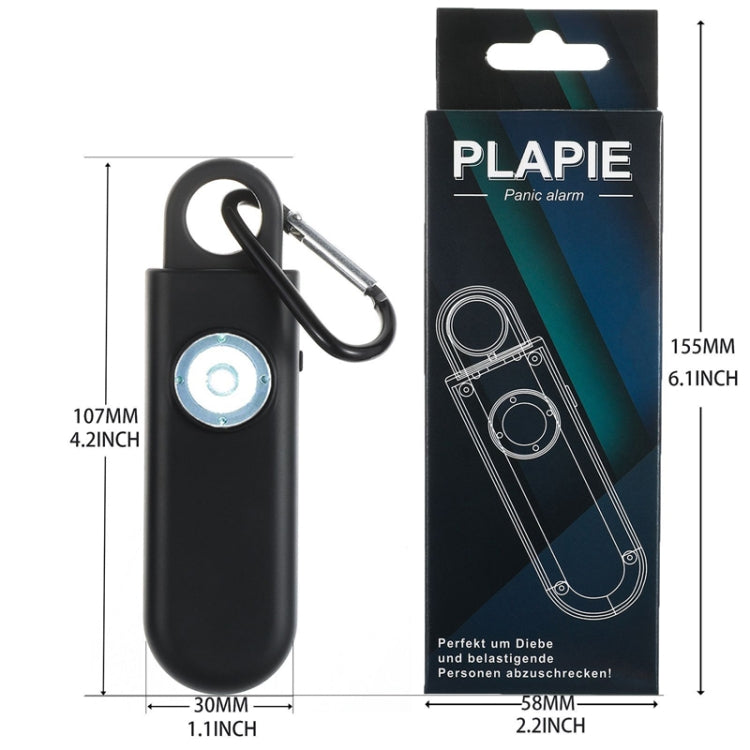 Women Personal Anti-pervert Alarm Outdoor LED Flashing Light Alarm(Black) - Anti-lost Alarm by PMc TechLife | Online Shopping South Africa | PMc TechLife | Buy Now Pay Later Mobicred