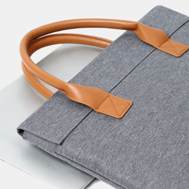 13.3 Inch Oxford Cloth Lightweight Portable Laptop Bag With PU Handle(Blue) - 13.3 inch by PMC Jewellery | Online Shopping South Africa | PMC Jewellery | Buy Now Pay Later Mobicred