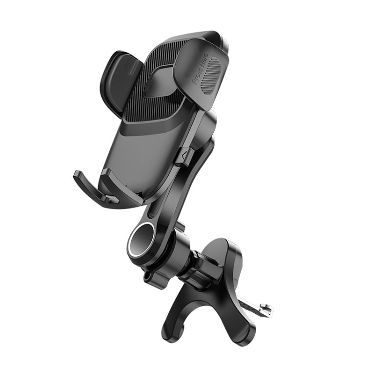 Car Air-conditioning Vent Y-shaped Base Mobile Phone Holder, Color: Ninth Generation Black - free shipping - PMC TechLife - Order now!