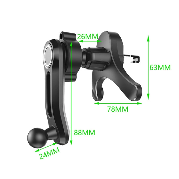 Car Air-conditioning Vent Y-shaped Base Mobile Phone Holder, Color: Ninth Generatio Green - Car Holders by PMC TechLife | Online Shopping South Africa | PMC TechLife | Buy Now Pay Later Mobicred