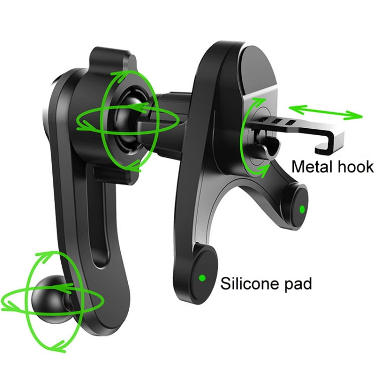 Car Air-conditioning Vent Y-shaped Base Mobile Phone Holder, Color: Tenth Generation Green - Car Holders by PMC TechLife | Online Shopping South Africa | PMC TechLife | Buy Now Pay Later Mobicred