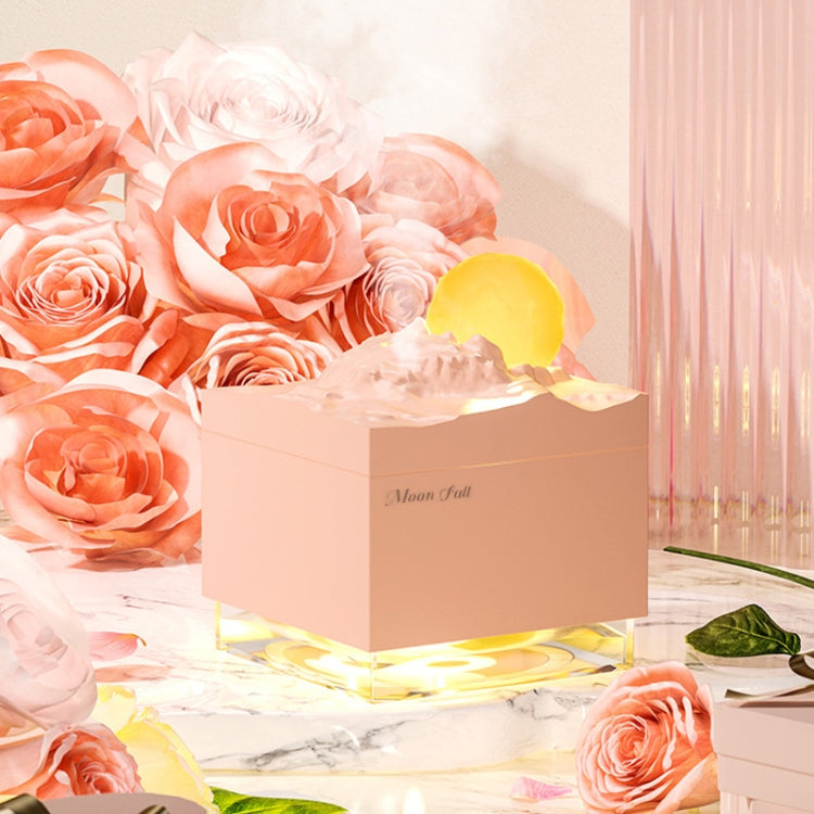 Moon Meteorite Mini Humidifier With Colorful Night Light(White) - free shipping - PMC TechLife - Order now!