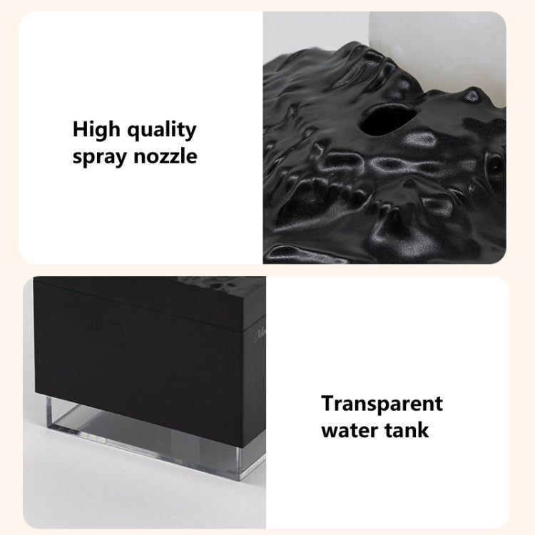 Moon Meteorite Mini Humidifier With Colorful Night Light(White) - free shipping - PMC TechLife - Order now!