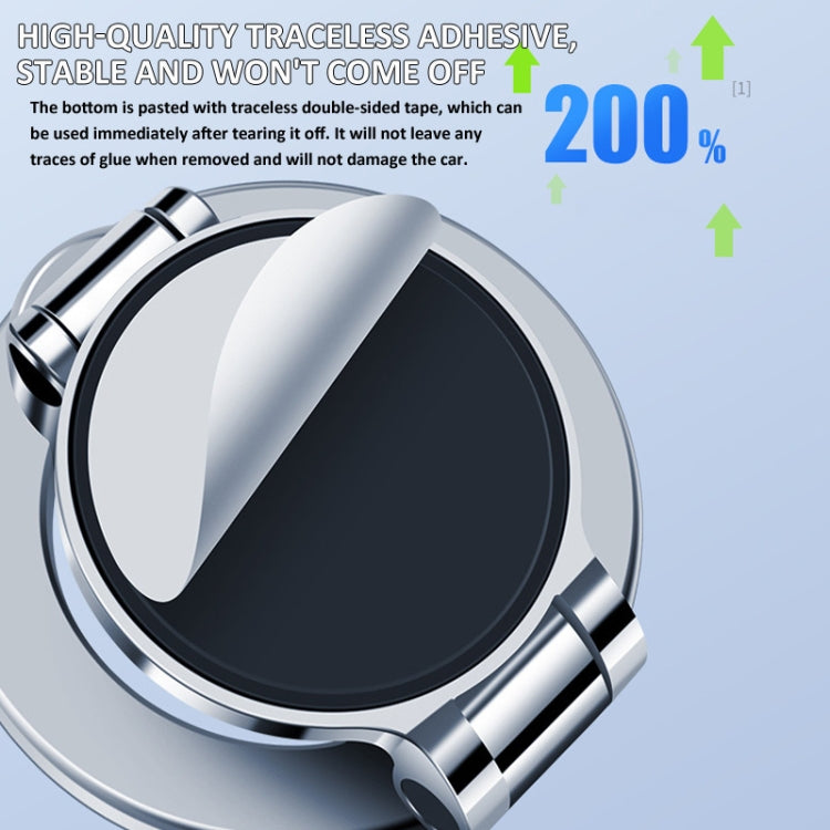 Zinc Alloy Car Screen Magnetic Mobile Phone Holder(Silver) - Car Holders by PMC TechLife | Online Shopping South Africa | PMC TechLife | Buy Now Pay Later Mobicred