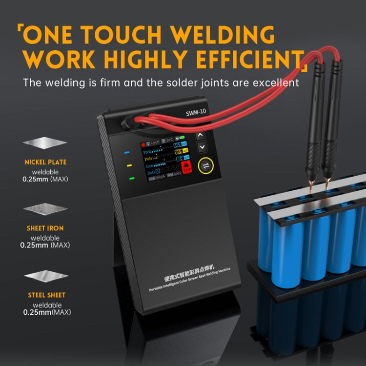 FNIRSI Small Handheld Portable Mobile Phone Lithium Battery Nickel Sheet Spot Welding Machine(SWM-10) - free shipping - PMc TechLife - Order now!