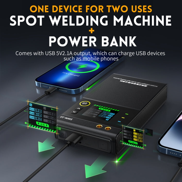 FNIRSI Small Handheld Portable Mobile Phone Lithium Battery Nickel Sheet Spot Welding Machine(SWM-10) - free shipping - PMc TechLife - Order now!