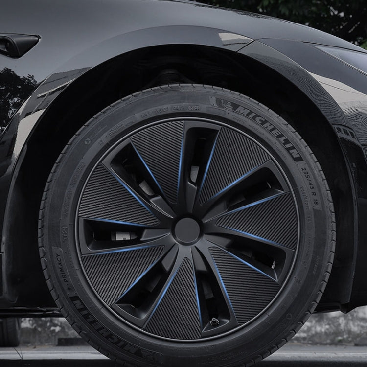 28pcs /Set For Tesla Model 3 Tire Sticker Modification Protective Film, Style: Carbon Fiber - Decorative Sticker by PMC TechLife | Online Shopping South Africa | PMC TechLife | Buy Now Pay Later Mobicred