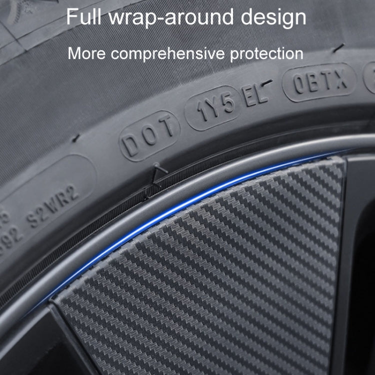 28pcs /Set For Tesla Model 3 Tire Sticker Modification Protective Film, Style: Bright Black - Decorative Sticker by PMC TechLife | Online Shopping South Africa | PMC TechLife | Buy Now Pay Later Mobicred