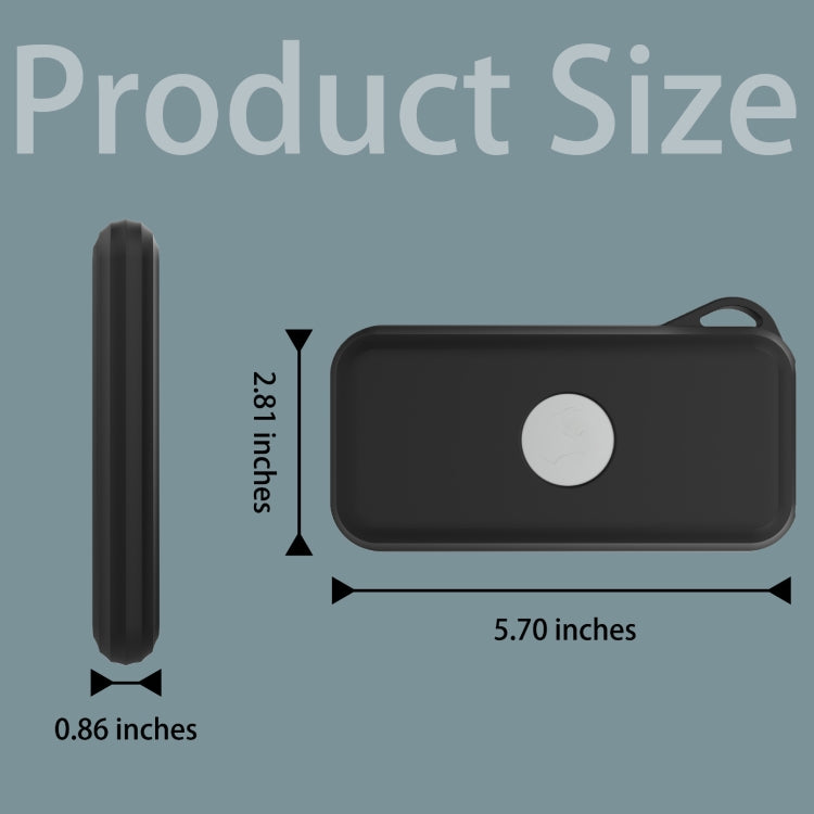 For Apple Vision Pro Accessories Power Protective Case Battery Silicone Storage Shell(Deep Blue) - VR Accessories by PMC TechLife | Online Shopping South Africa | PMC TechLife | Buy Now Pay Later Mobicred