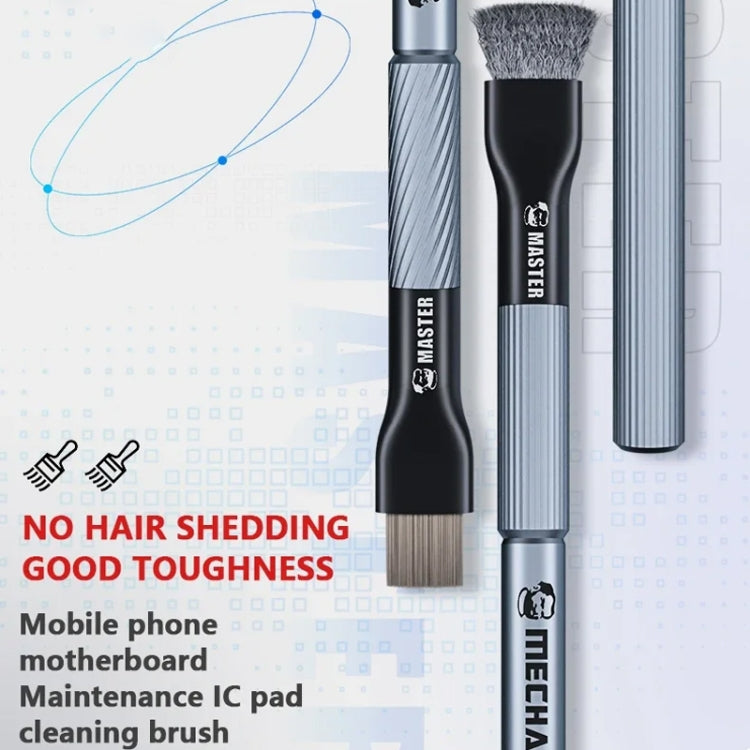 MECHANIC Cell Phone Motherboard Chip Degumming Brush PCB De-Tin Cleaning Cylinder Long Handle Brush, Style: Sideburns - Brushes by MECHANIC | Online Shopping South Africa | PMC TechLife | Buy Now Pay Later Mobicred