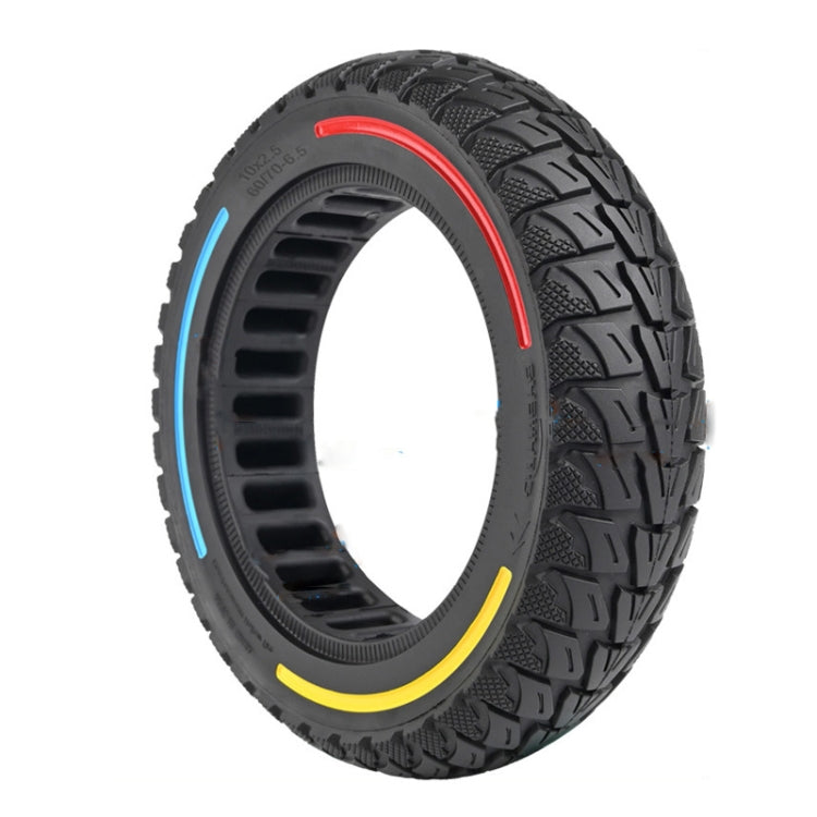 For Ninebot Max G30 Electric Scooter 10 x 2.5 Inch Flick Color Solid Tire(Tricolor) - Accessories & Parts by PMc TechLife | Online Shopping South Africa | PMc TechLife | Buy Now Pay Later Mobicred