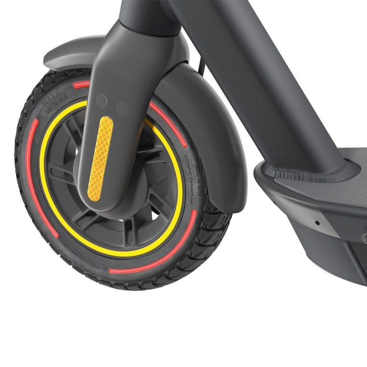 For Ninebot Max G30 Electric Scooter 10 x 2.5 Inch Flick Color Solid Tire(Red) - Accessories & Parts by PMc TechLife | Online Shopping South Africa | PMc TechLife | Buy Now Pay Later Mobicred