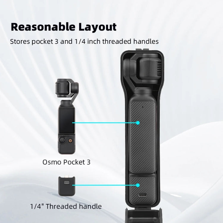 For DJI OSMO POCKET 3 BRDRC Waterproof Storage Box Protective Shell  With Lanyard(Black) - Case & Bags by BRDRC | Online Shopping South Africa | PMC TechLife | Buy Now Pay Later Mobicred