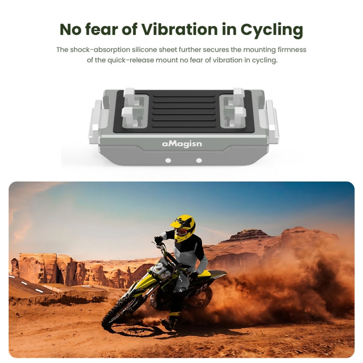 For Insta360 Ace / Ace Pro / X5 aMagisn Metal Magnetic Quick Release Sports Camera Accessories - free shipping - PMC TechLife - Order now!