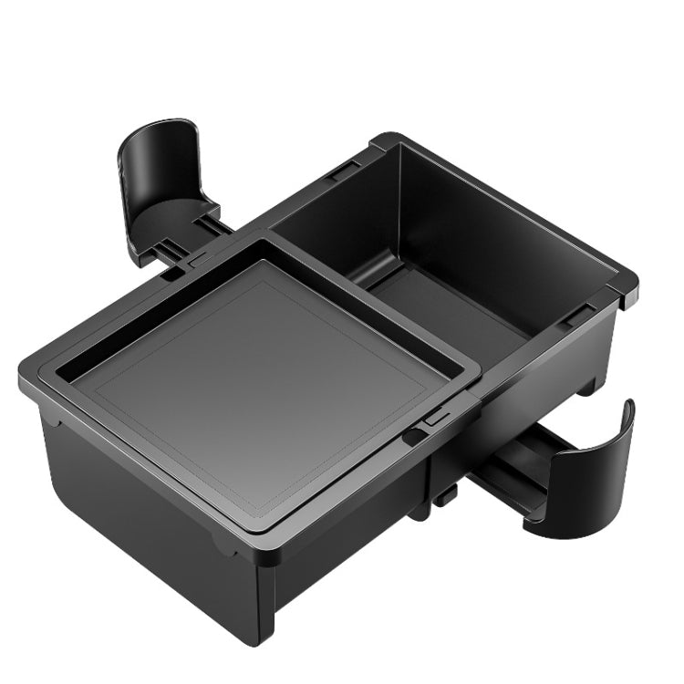 Car Seat Armrest Storage Box Adjustable Tissue Box(Black+Cover Plate) - Stowing Tidying by PMC TechLife | Online Shopping South Africa | PMC TechLife | Buy Now Pay Later Mobicred