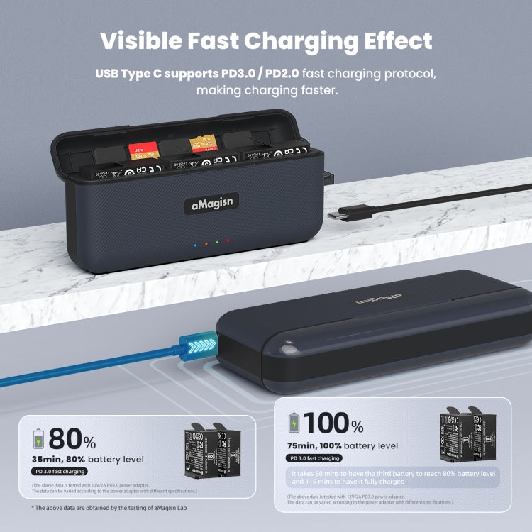 For Insta360 Ace / Ace Pro aMagisn Fast Charging Case Camera Charger Accessories - free shipping - PMC TechLife - Order now!