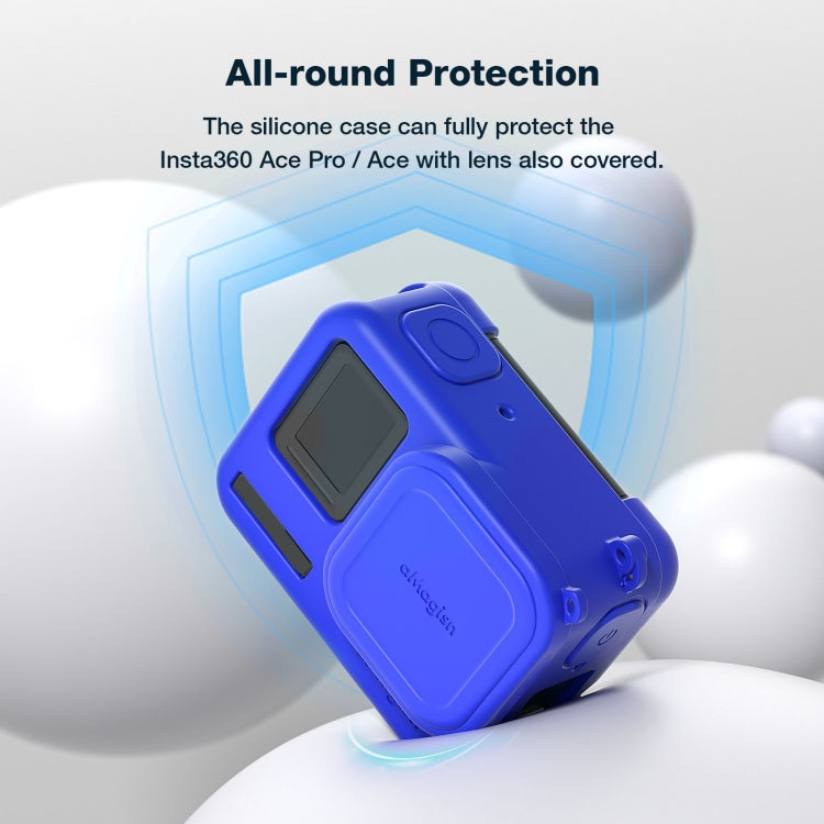 For Insta360 Ace Pro aMagisn Silicone Lens Cap Protective Cover Sports Camera Accessories - Len Accessories by aMagisn | Online Shopping South Africa | PMC TechLife | Buy Now Pay Later Mobicred
