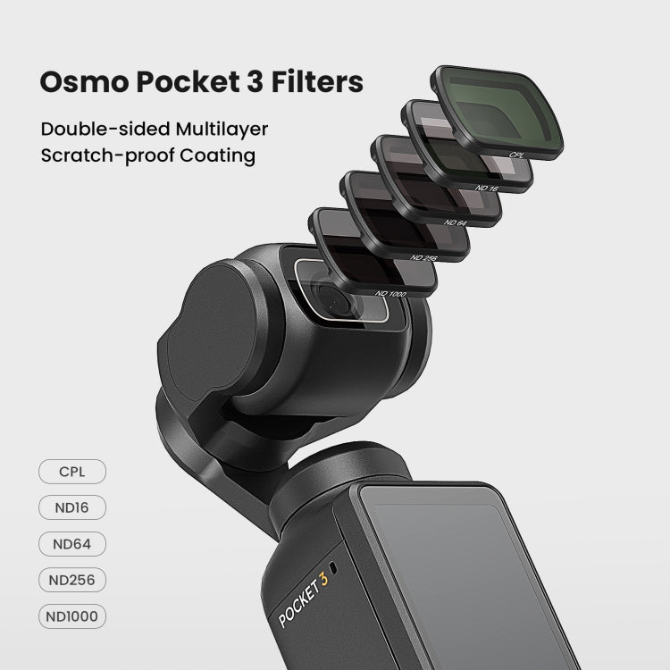 For DJI Osmo Pocket 3 aMagisn HD Double Sided Coated Filters Sports Camera Protective Goggles, Style: CPL - Lens Accessories by aMagisn | Online Shopping South Africa | PMC TechLife | Buy Now Pay Later Mobicred