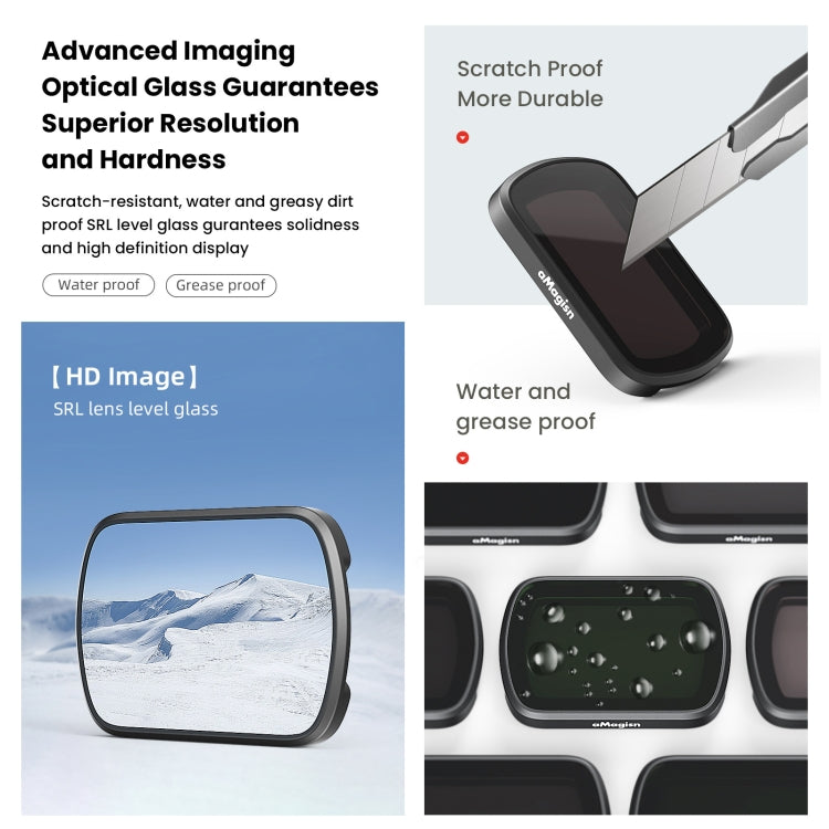 For DJI Osmo Pocket 3 aMagisn HD Double Sided Coated Filters Sports Camera Protective Goggles, Style: CPL - Lens Accessories by aMagisn | Online Shopping South Africa | PMC TechLife | Buy Now Pay Later Mobicred