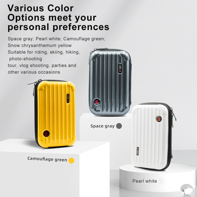For Insta360 Ace / Ace Pro aMagisn Small Organizer Bag Sports Camera Protective Accessories(Yellow) - Case & Bags by aMagisn | Online Shopping South Africa | PMC TechLife | Buy Now Pay Later Mobicred