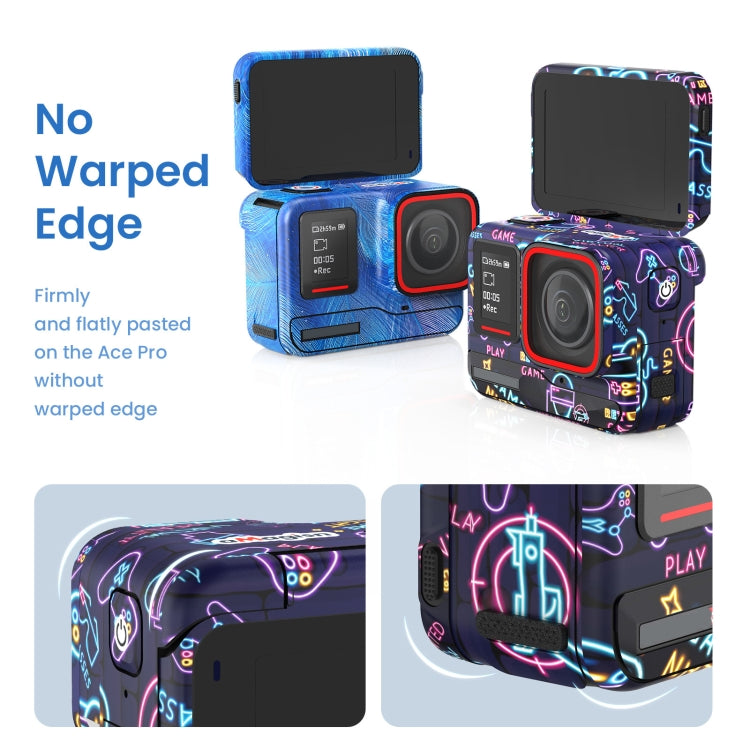 For Insta360 Ace Pro aMagisn Body Sticker Sports Camera Accessories(Triangle) - Protective Film & Stickers by aMagisn | Online Shopping South Africa | PMC TechLife | Buy Now Pay Later Mobicred
