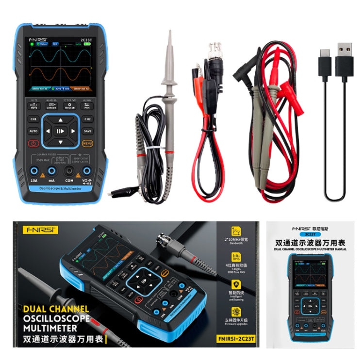 FNIRSI 3 In 1 Handheld Digital Oscilloscope Dual-Channel Multimeter, Specification: Upgrade - free shipping - PMC TechLife - Order now!