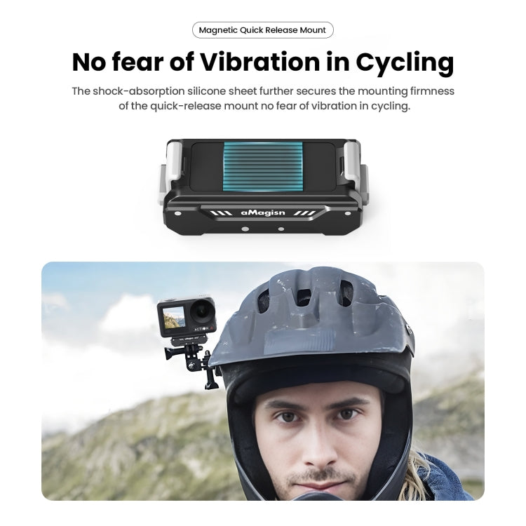 For DJI Osmo Action 4 / 3 aMagisn Magnetic Fast Disassembly Motion Camera Accessories - Other by aMagisn | Online Shopping South Africa | PMC TechLife | Buy Now Pay Later Mobicred