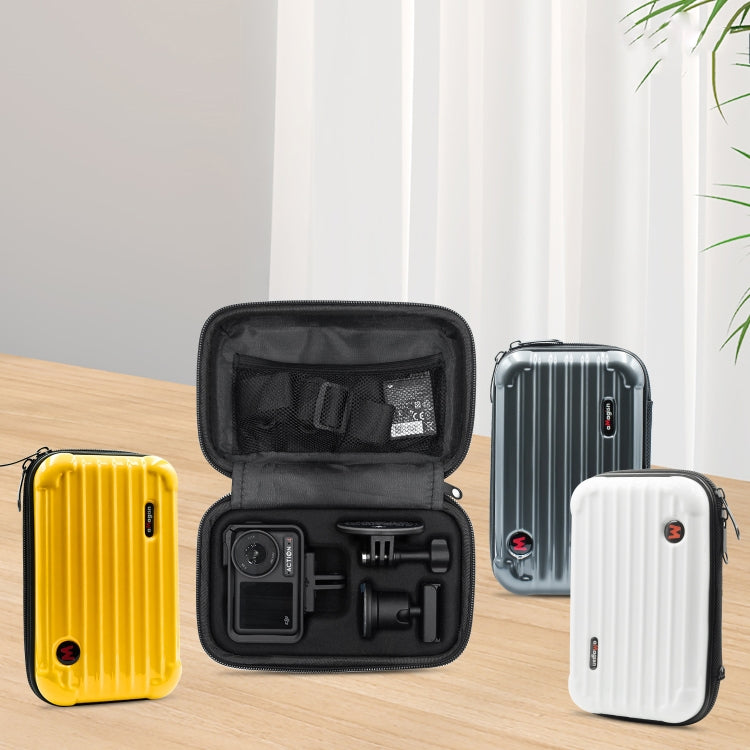 For DJI Osmo Action 4 / 3 aMagisn Small Organizer Bag Sports Camera Protective Accessories(Yellow) - free shipping - PMC TechLife - Order now!