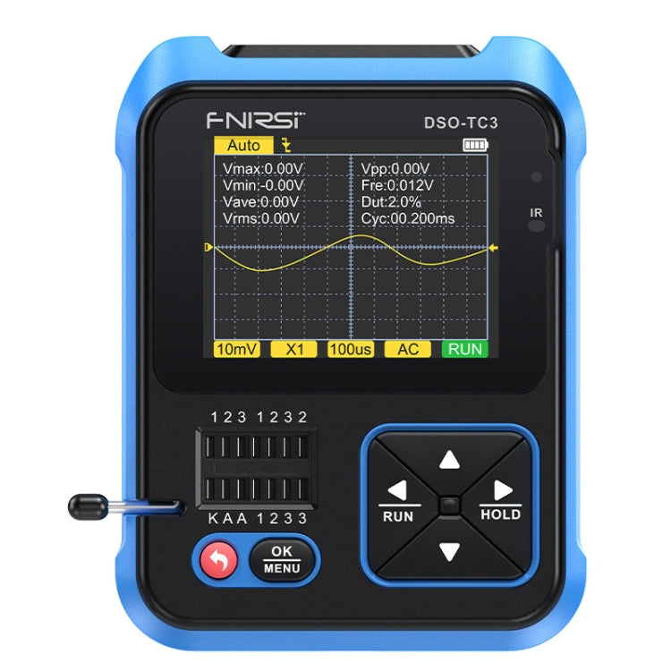 FNIRSI 3 In 1 Handheld Digital Oscilloscope LCR Transistor Tester, Specification: Standard - free shipping - PMC TechLife - Order now!
