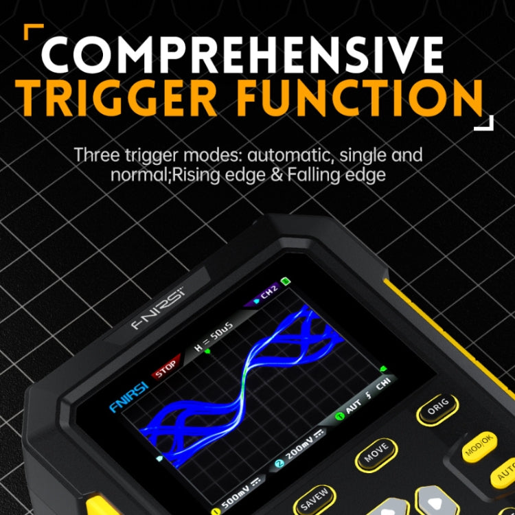 FNIRSI 2 In 1 Small Handheld Fluorescence Digital Dual-Channel Oscilloscope, US Plug(Blue) - free shipping - PMC TechLife - Order now!